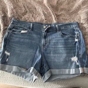 Old Navy Distressed Blue Jean Shorts